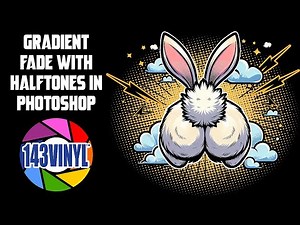 Gradient Fade with Halftones in Photoshop