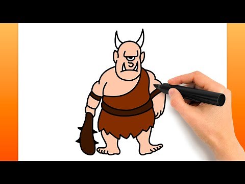 Comment Dessiner Un Cyclope (Tutoriel De Dessin Facile)