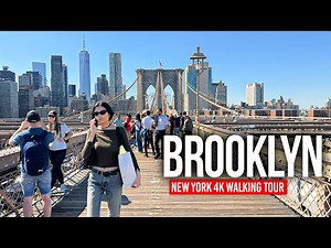 BROOKLYN, New York 🇺🇸 4K Walking Tour | From DUMBO to Downtown & Brooklyn Bridge