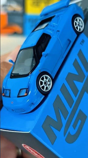 Mini GT Bugatti EB110 Super Sport – Blu Bugatti Unboxing 💙