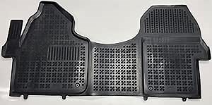 REZAW-PLAST Floor Mat for Freightliner Sprinter 2007-2024 Passenger & Crew Version 1500/2500/3500/4500 Custom Fit Tailored Black (Won't fit Cargo Version)
