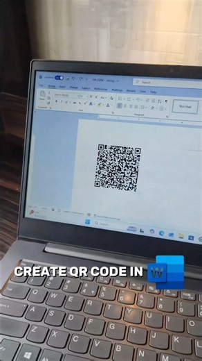 Create🔥QR code in ms word🤯#shorts #msword