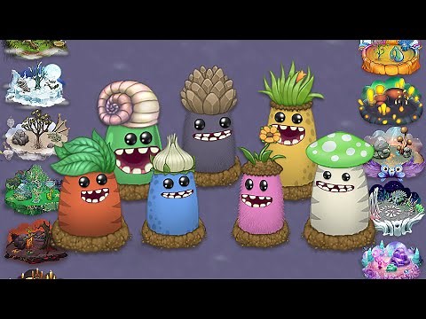 Dipsters - All Monster Sounds & Animations (My Singing Monsters)