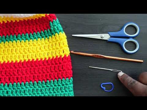 How to Crochet a Rasta Tam / EASY Men's Crochet Hat Tutorial