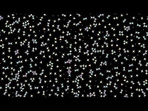 Charged particles forming "molecules"