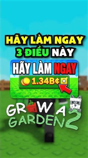 3 Things You Must Do If You Want to Become a "Billionaire" in Grow A Garden 2! #roblox #growagarden2