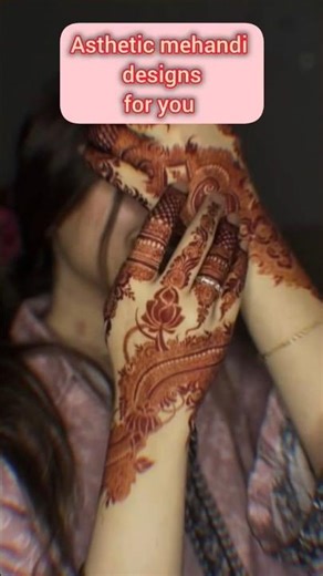asthetic mehandi designs