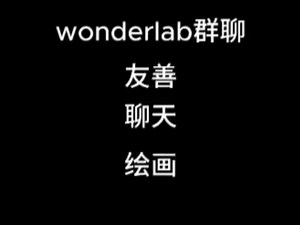 wonderlab群聊推荐，欢迎加（进？）入我们