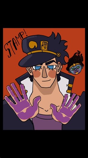 Em / Andy :) on Instagram: "Learning colors with Jotaro and star platinum ⭐️ #jotarokujo #stardustcrusaders #jojosbizzareadventure #jjbamemes #jjbafanart"