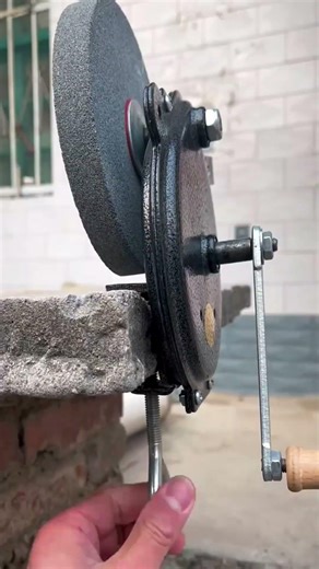 Hand-Crank Bench Grinder & Sharpener