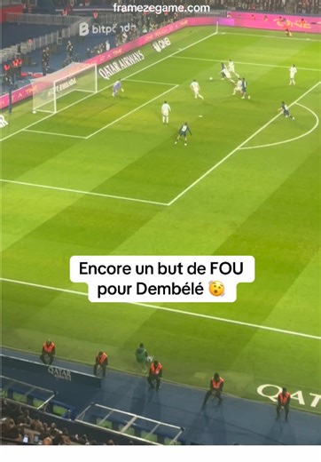C’est quoi ce but encore 🤯 Dembélé 🔥 #psg #psgom #dembele #classique #footballtiktok