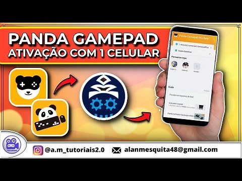 Como Ativar o Panda Gamepad Pro com 1 Celular | Como ativar o Panda Mouse com 1 Celular