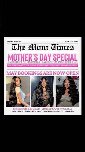 Mother's Day Special Flyer Template | Canva Tutorial