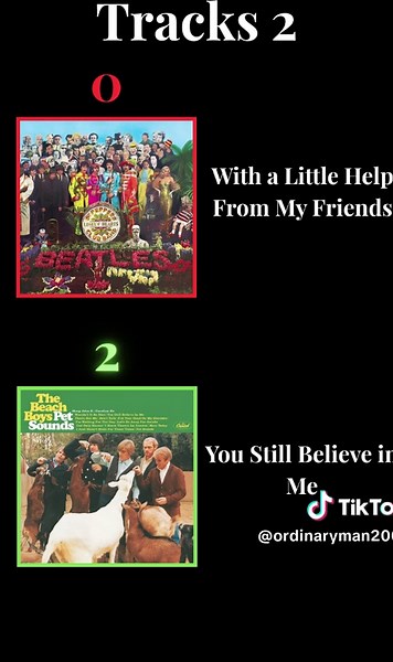 Sgt. Pepper's Lonely Hearts Club Band vs. Pet Sounds