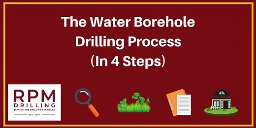 Water Borehole Drilling Process in 4 Steps | RPM Drilling