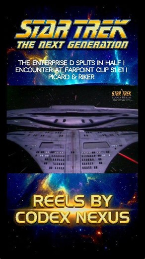 THE ENTERPRISE-D SPLITS IN HALF | ENCOUNTER AT FARPOINT S1E1 | PICARD & RIKER We’re opening the #StarfleetArchives to revisit the first Star Trek: The Next Generation moment that truly changed the franchise: the #EnterpriseD Saucer Separation in Encounter at Farpoint (S1E1). Watching the massive #GalaxyClass starship break cleanly into the Saucer Section and the Stardrive Section under #JeanLucPicard and #WilliamRiker remains one of the most ambitious sequences in #StarTrekTNG — achieved entirel