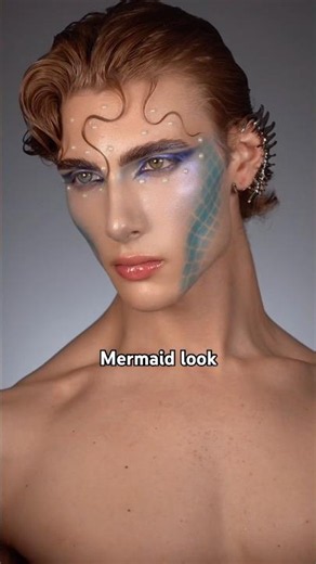 Mermaid look #mermaid #shorts