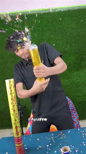 Party Popper इतना danger होता है😱