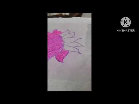 DIY Reusable Lotus Rangoli | Easy OHP Sheet Rangoli for Festivals! 😊