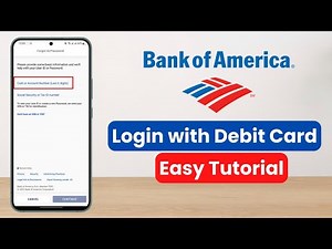 Bank of America Debit Card Login !