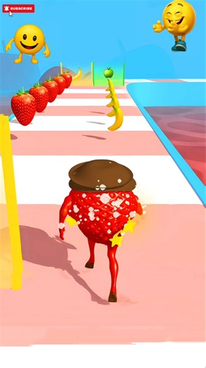 SWEET STRAWBERRY 🍓 GAMEPLAY LEVEL - 02 #3D #game #funnyvideo #어몽 #어몽어스