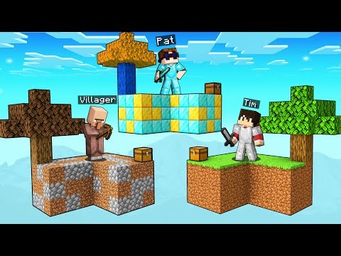 PAT REICH vs. ARME VILLAGER SKYBLOCK KAMPF in Minecraft!