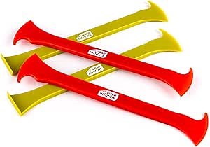 The Wrap Institute – Axe Vinyl Wrap Tool – Double Axe Red & Single Axe Green Combo (4-Pack)