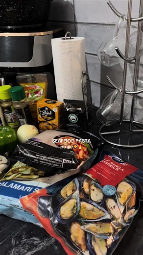 🔥it tastes delicious!#tiffanykhan #auria_auriel #fyp #seafoodpasta