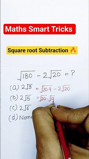 Square root Subtraction math.🔥