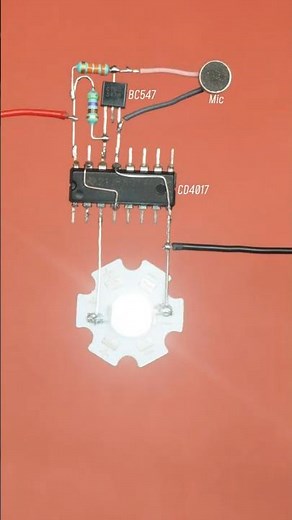 clap switch circuit #experiment #scienceproject