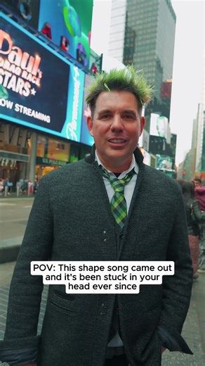 Listening to this may cause uncontrollable humming 👀 Who's feeling Rectangular today?? #musictok #altrock #rectangular #greenhair #shapesong