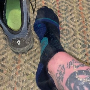 My feet were on fire 🔥 anyone ever had this after running 42k in snow or cold runs?! #funnyfeet #happyfeet | Mud Sweat & Runners