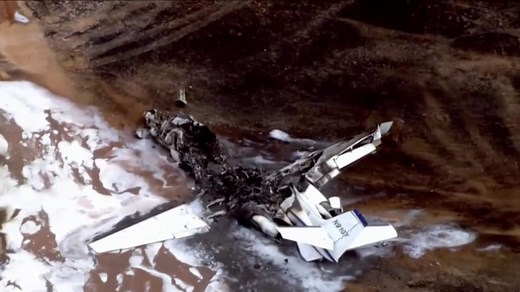 All passengers escape from fiery plane crash at California airport