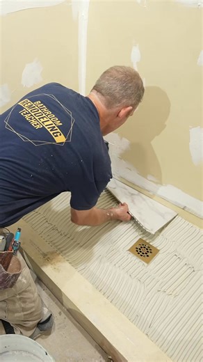 9.1K views · 38 reactions | Tiling a Tile Redi Shower Pan  @tile_redi #DIY #tile #homeimprovement #bathroomremodel #bathroomremodelingteacher #freestuff #NASCAR #NFLSunday #freeitems #TransportationProvided #freetogoodhome #FitnessEquipment #curbsidepickup #trading #sticker #fblifestylee | Bathroomremodelingteacher | Facebook