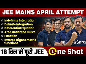 Indefinite & Def. Integration, Differential Eq., Area Under the Curve, Function, ITF in One Shot 🔥