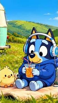 Bluey’s Cozy Countryside Picnic 🌼 Chill Lofi for Study & Summer Relaxation #bluey #lofihiphop #chill