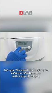 Low Speed Centrifuge DM0412 Operation Demonstration