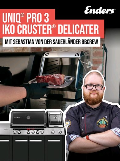 Der UNIQ Pro 3 IKO Cruster im Einsatz mit der BBCREW🔥 Sebastian grillt ein saftiges T-Bone und ein kräftiges Porterhouse. Dazu gibt’s aromatische Beilagen: 🍅 Tomaten mit Thymian & Zucker 🥔 Drillinge mit Feta, Crème fraîche & dem Enders „Raspy Roast“-Gewürz 💡 Das Video in kompletter Länge, findet ihr auf unserem Youtube Kanal. Zubereitung, Tipps & Tools für den perfekten BBQ-Abend! 👉 Jetzt reinschauen, genießen & Kanal abonnieren! https://youtu.be/YfHJeEzdkls?si=aKivyUq-XnCoVbkO #Steakliebe 