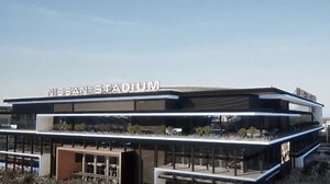 Final beam raised at new Nissan Stadium as construction reaches major milestone