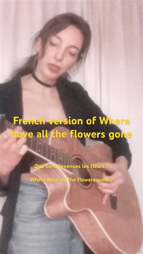 🥀 French version of where have all the flowers gone