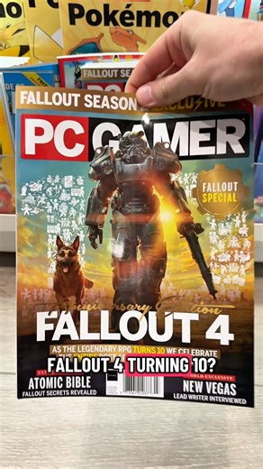The PC GAMER fallout magazine #fallout #fallout4 #gamer