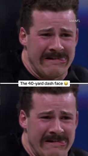 Caption this 😂 Alabama TE Robbie Ouzts ran a 4.91 in the 40-yard dash at this year’s NFL Combine.