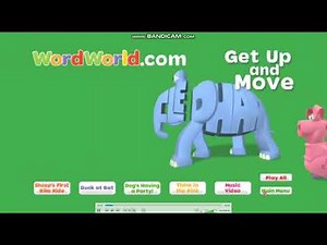 WordWorld: Get Up and Move 2011 DVD Menu Walkthrough