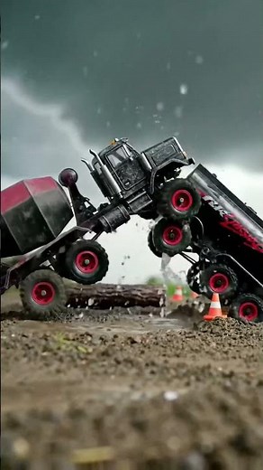 Epic RC Truck & Grader Stunts: Off-Road Action! 🚧