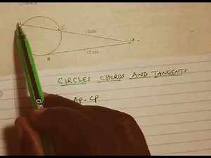 Circles, Chords and Tangents.#Form 3 Mathematics.