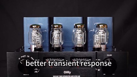 Oilily A88MK KT88 X4 Tube Amplifier, 45W+45W Class AB, Vacuum Tube Integrated Amplifierwith Triode & Ultra-Linear Mode, High-Fidelity Sound for Audiophiles (Black)