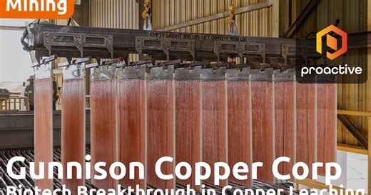 Rio Tinto produces first copper at Gunnison’s Johnson Camp mine using Nuton bioleaching technology