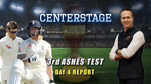 Superman #BenStokes keeps the #Ashes alive! England's World Cup hero has played the innings of a lifetime and achieved the unbelievable feels Michael Vaughan. Watch him and Adam Collins sum up a historic day on #Centerstage #Ashes2019 #ENGvAUS #JoeRoot #TimPaine | cricbuzz