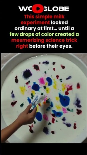 Kids Create a Magical Milk Experiment With Food Coloring 🌈🥛