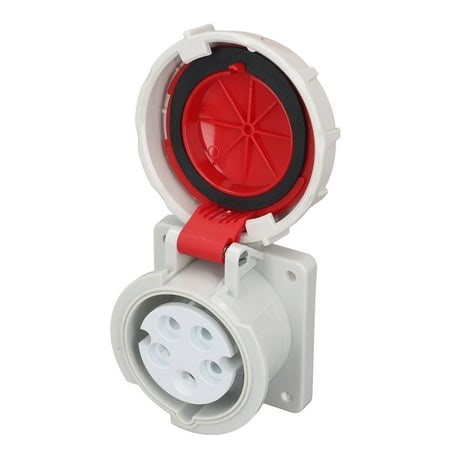 Socket Industrial Socket 3 Phase 5 Pin Power Cable Connector IP67 Water Proof Concealed Installation Socket AC380-415V 16A - Walmart.ca